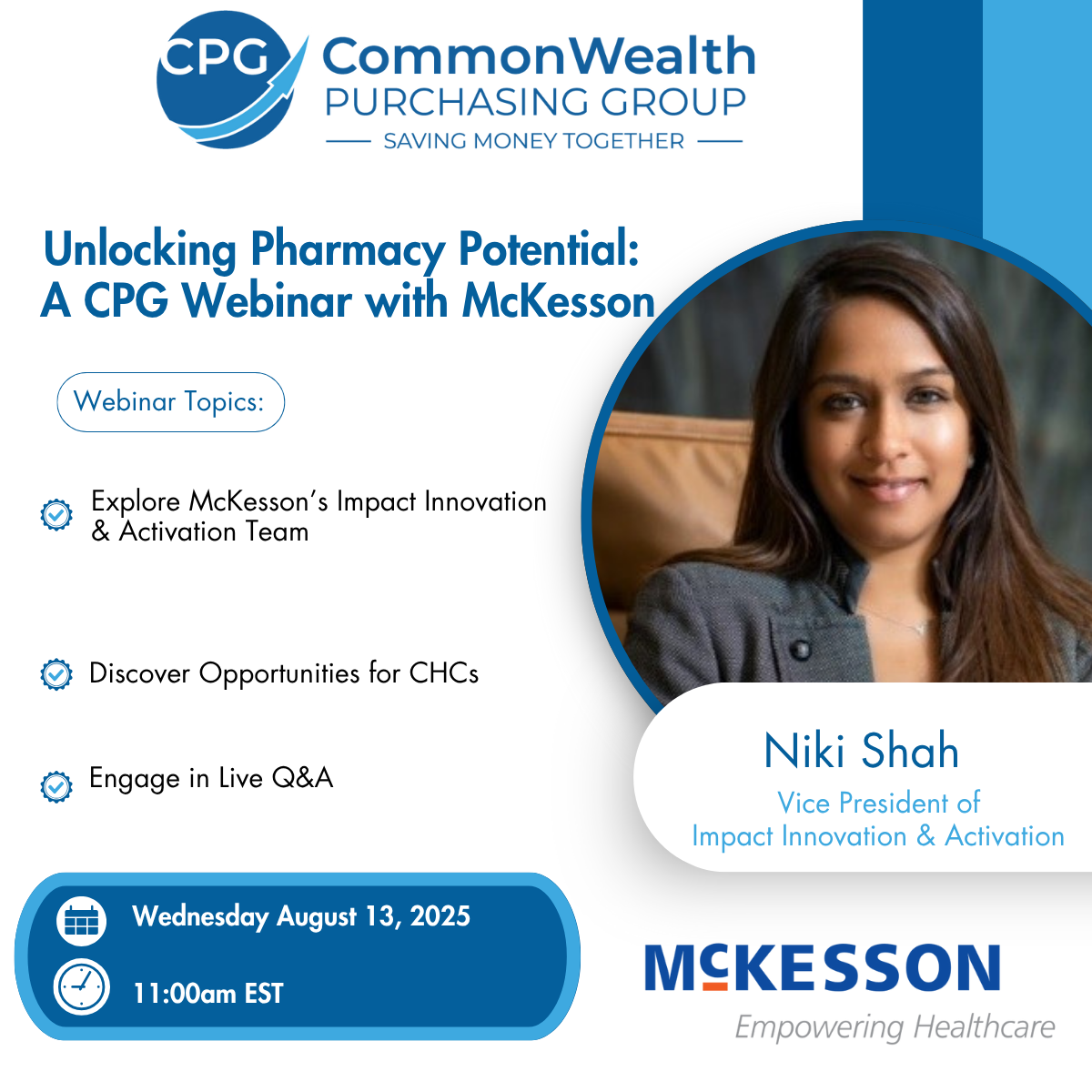 Unlocking Pharmacy Potential: A CPG Webinar with McKesson