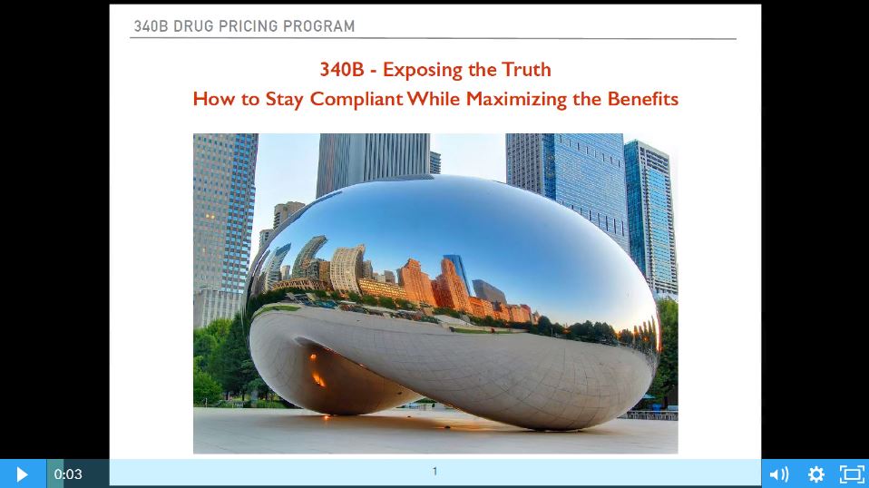340B Webinar: Staying Compliant