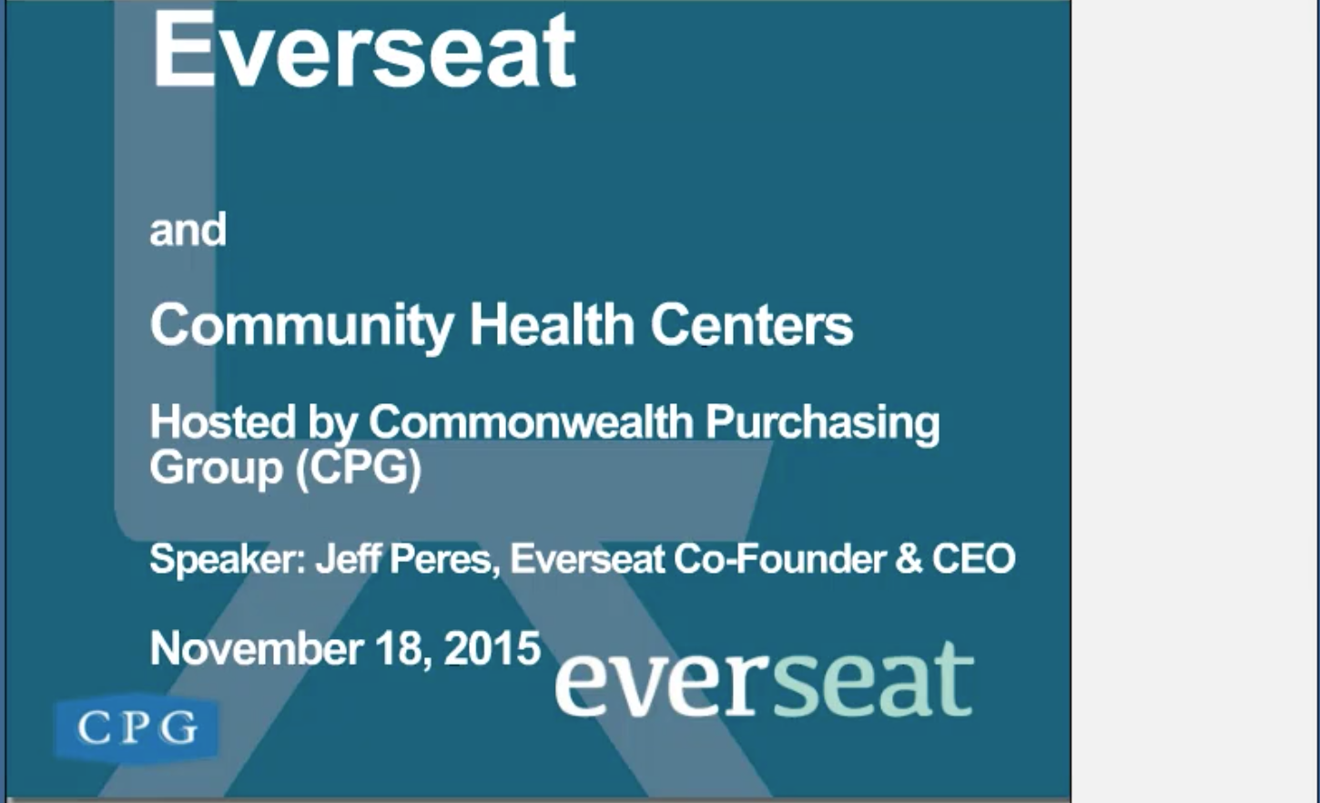Everseat Webinar: Increasing Efficiency