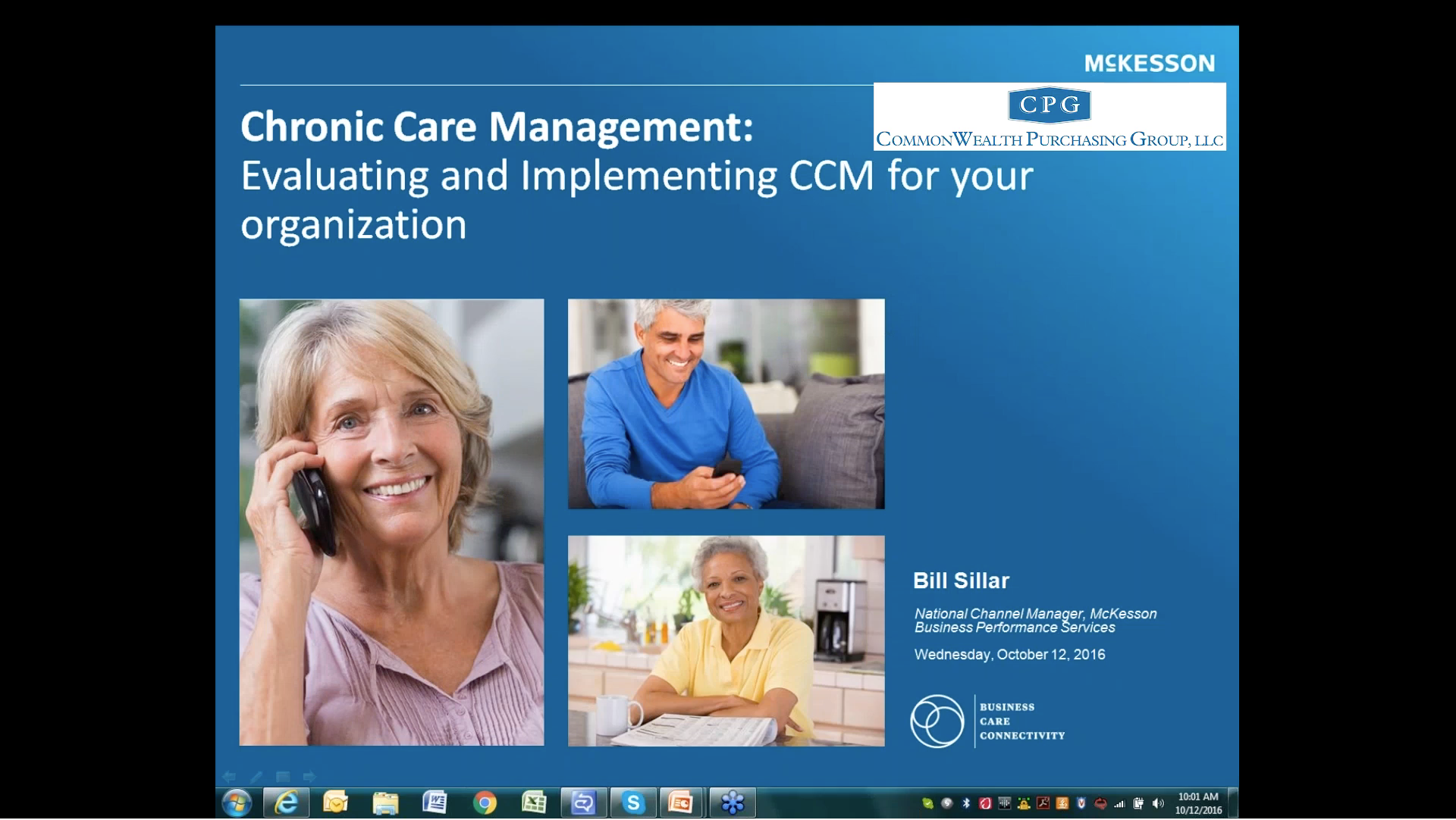 Mckesson Webinar: Chronic Care Management