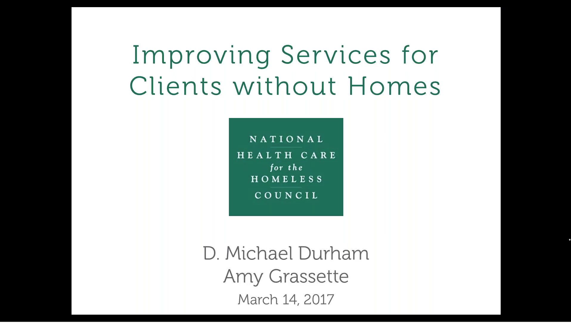 Improving Services for Patients without Homes