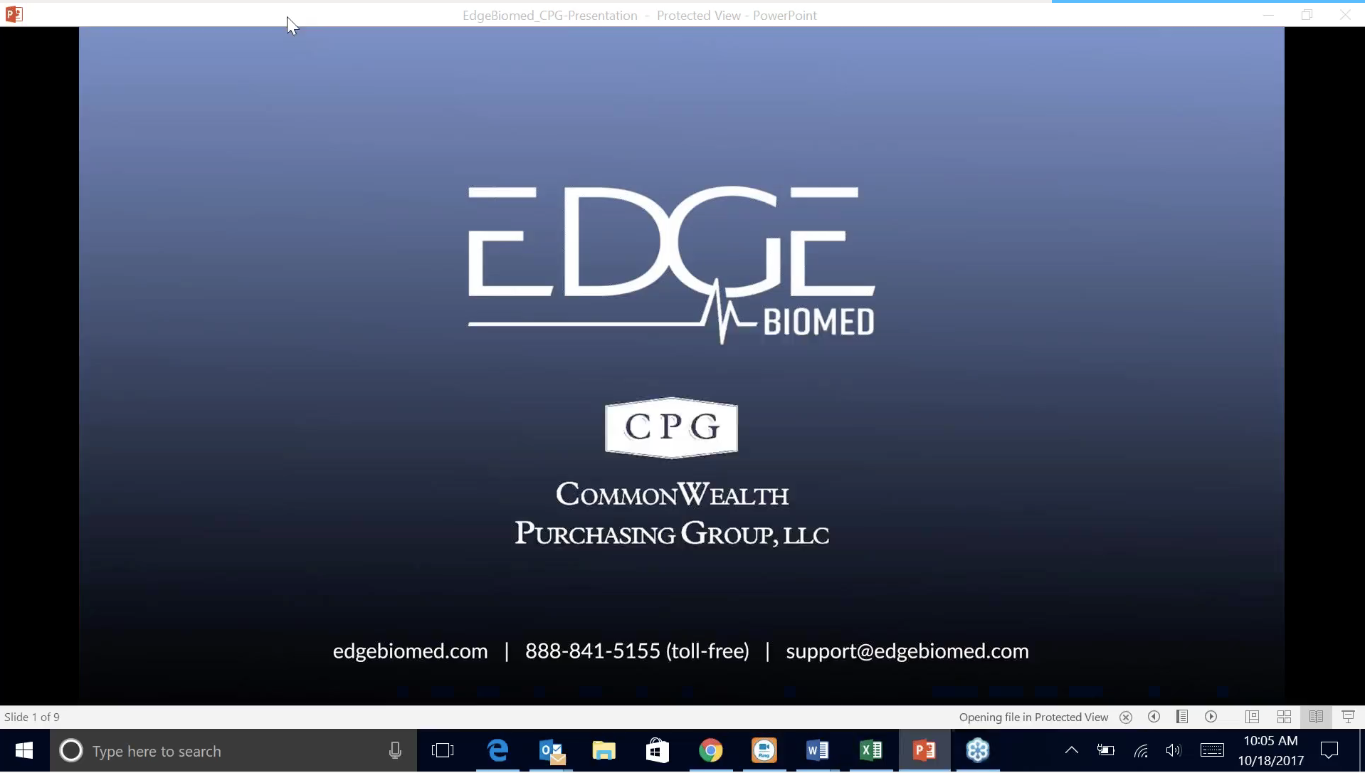 Edge BioMed Webinar