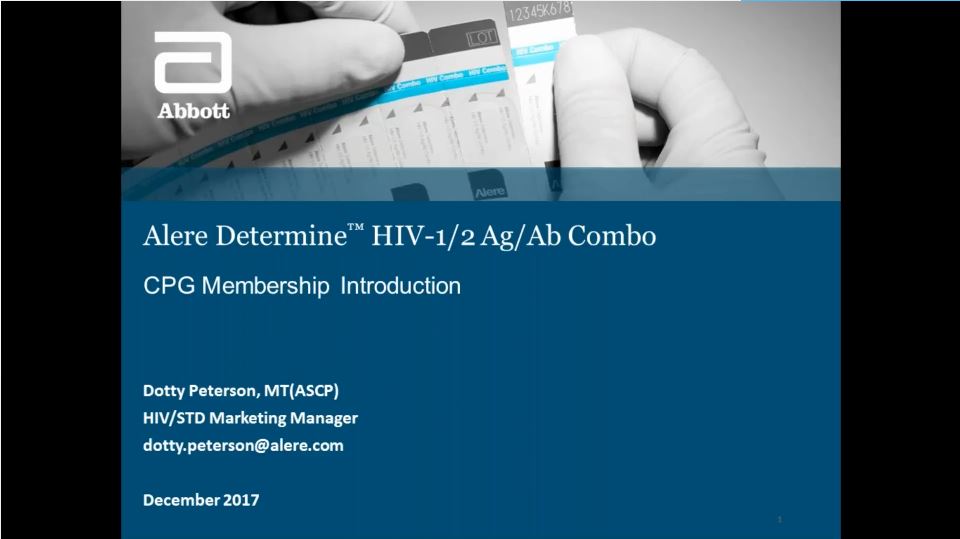 Advances in HIV Detection and Screening